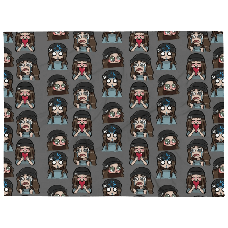 Wootmoji Throw Blanket