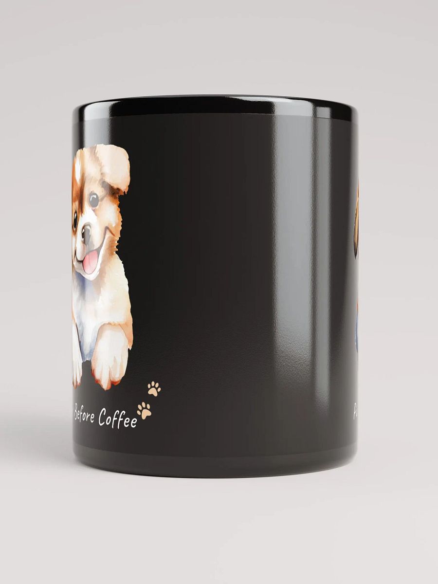 Paws Before Coffee Black Mug product image (10)