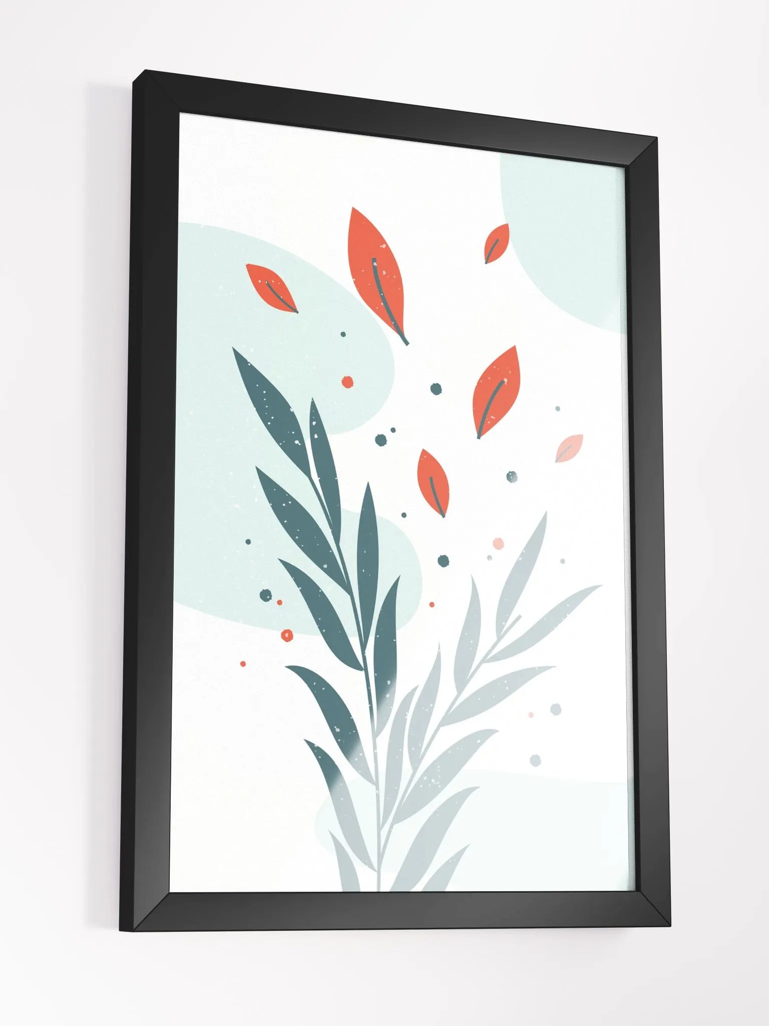 Abstract Botanical Bliss Framed Poster product image (15)