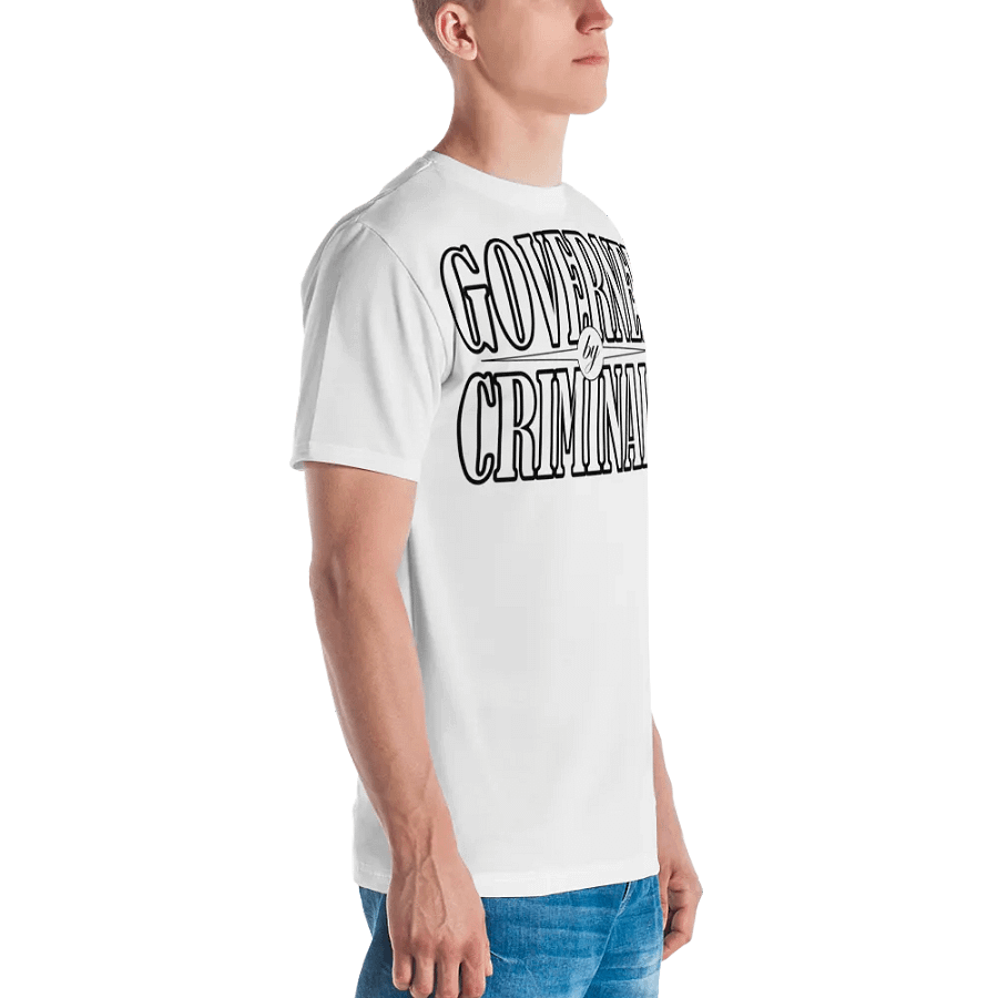 Governed By Criminals - UK - White - Crew Neck T-Shirt product image (3)