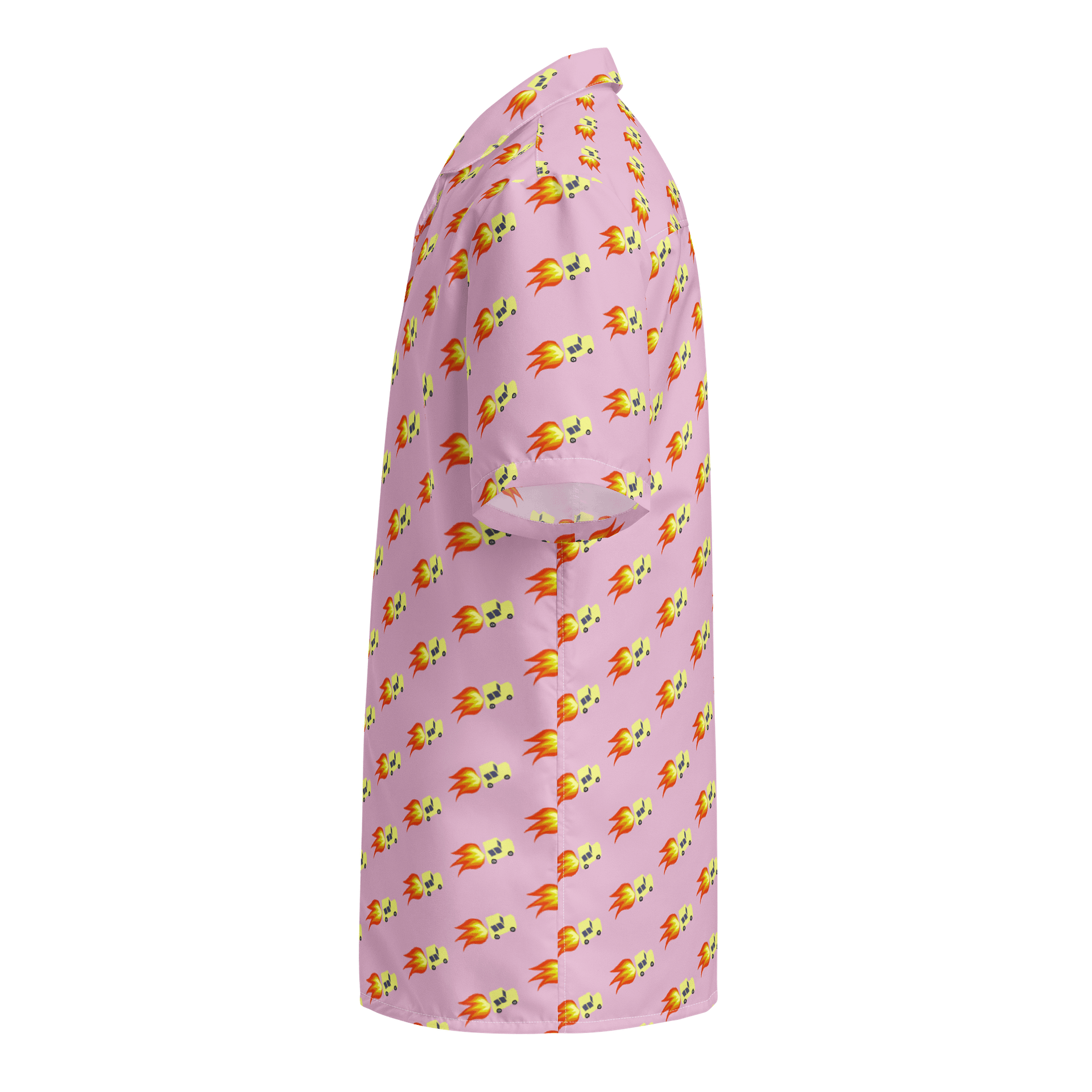 Pink Rocket Powered Hawaiian Shirt product image (3)