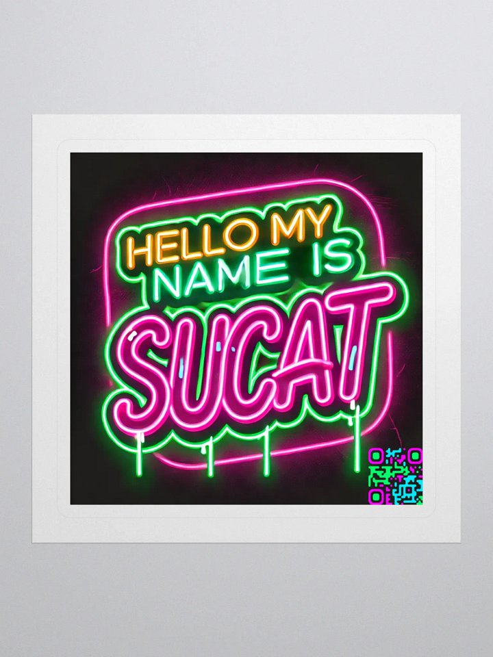 Neon Identity Kiss Cut Stickers product image (1)