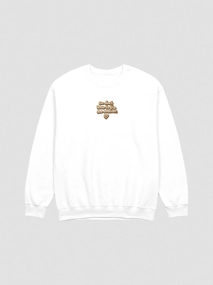 ONE ANOTHER (brass bubble design 2) embroidered crewneck product image (2)