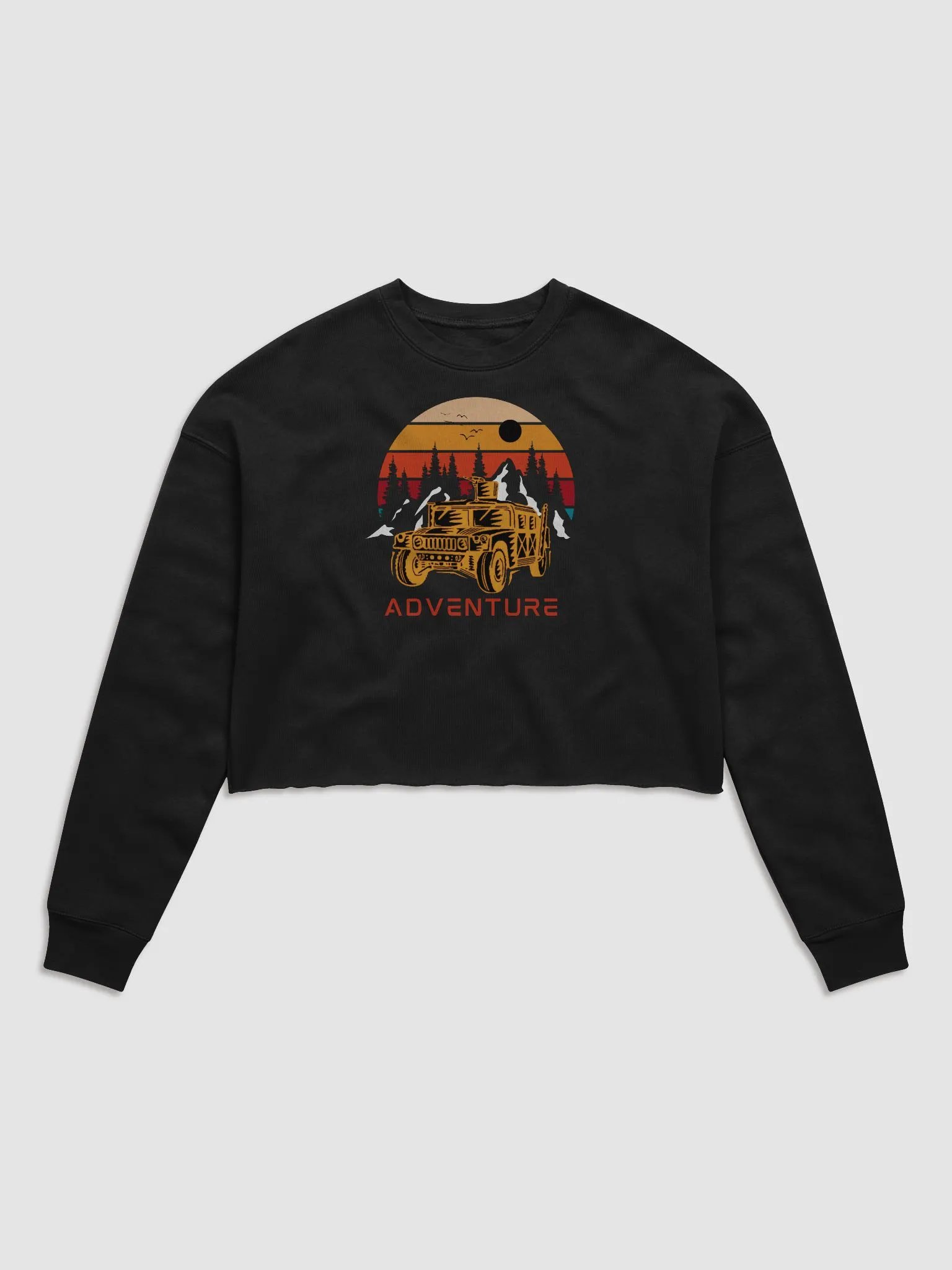 Ladies Cropped Adventure Sweatshirt product image (3)