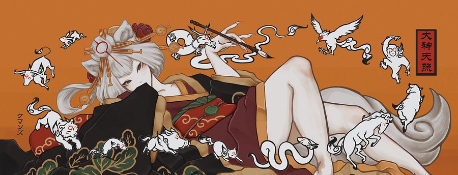 Ammy and the Brush gods Desk Mat L product image (4)