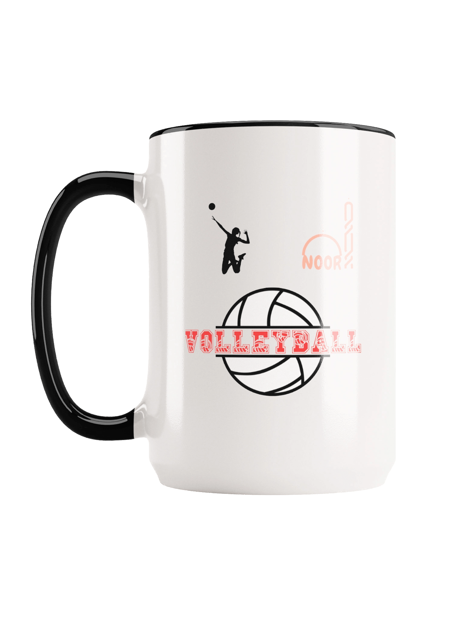 Noor Varsity Volleyball Ceramic Mug product image (6)