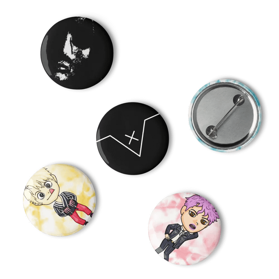 GIRL Pins Set (Chibis) product image (6)