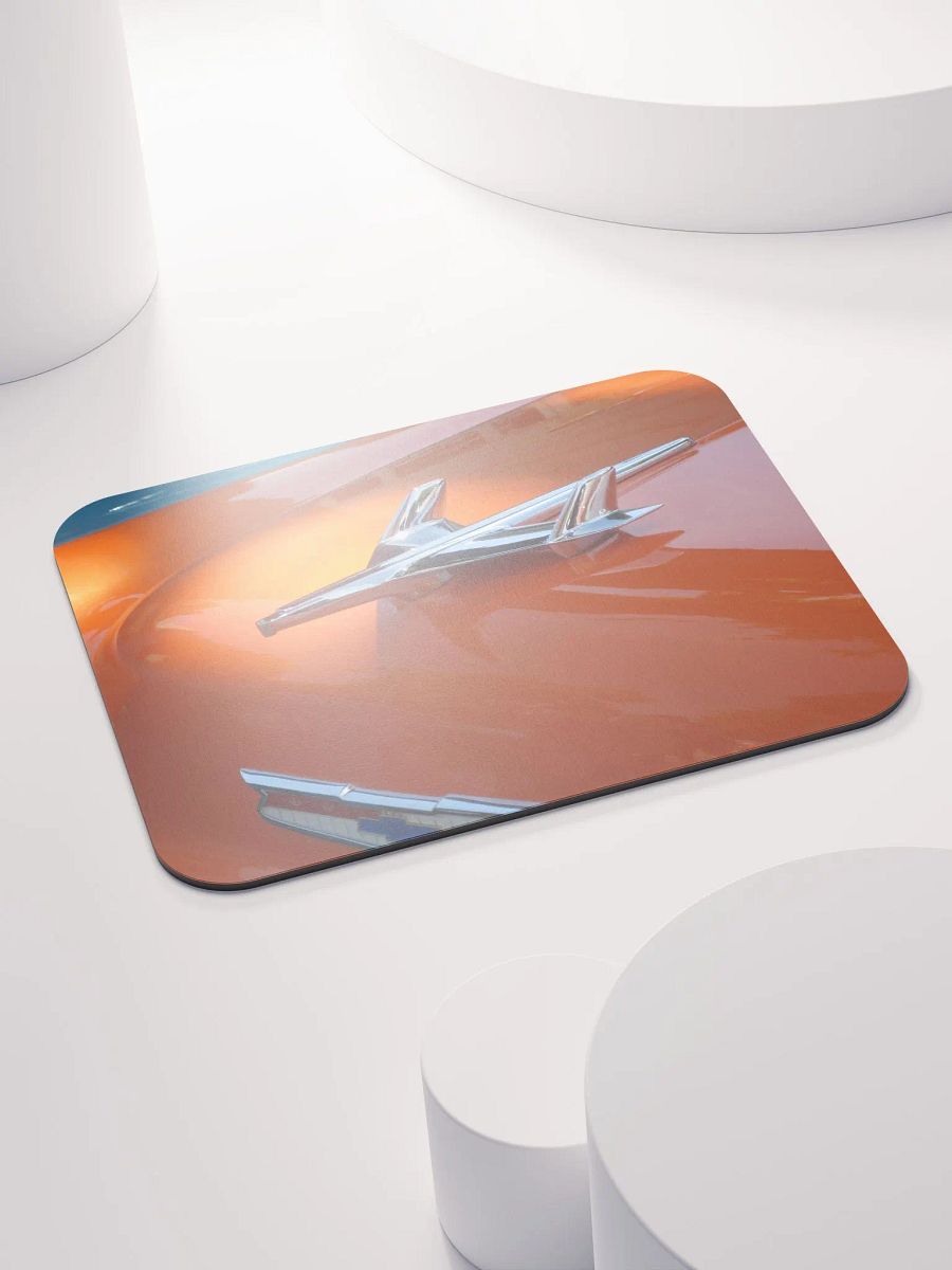Orange Pop Vintage Car Mouse Pad product image (4)