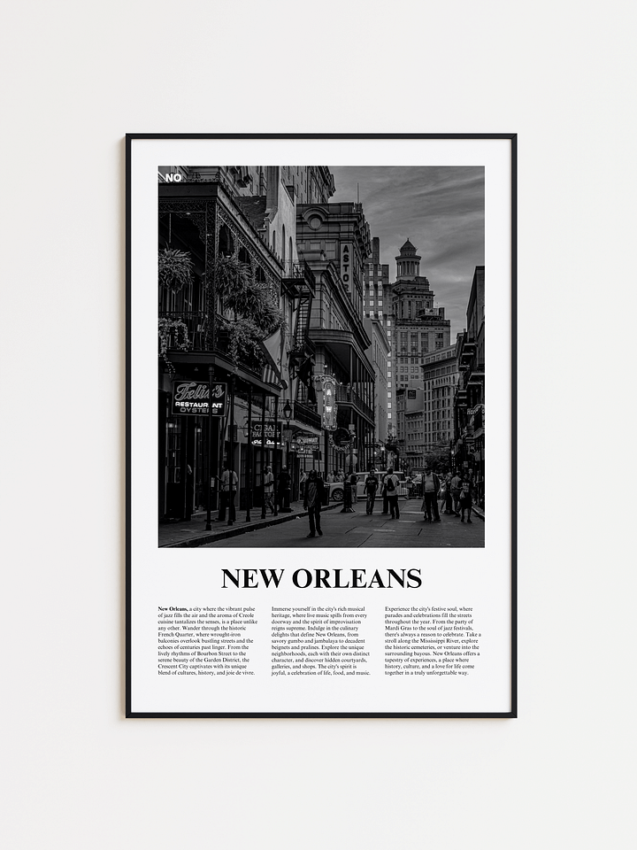 New Orleans 03 Newspaper Poster product image (1)