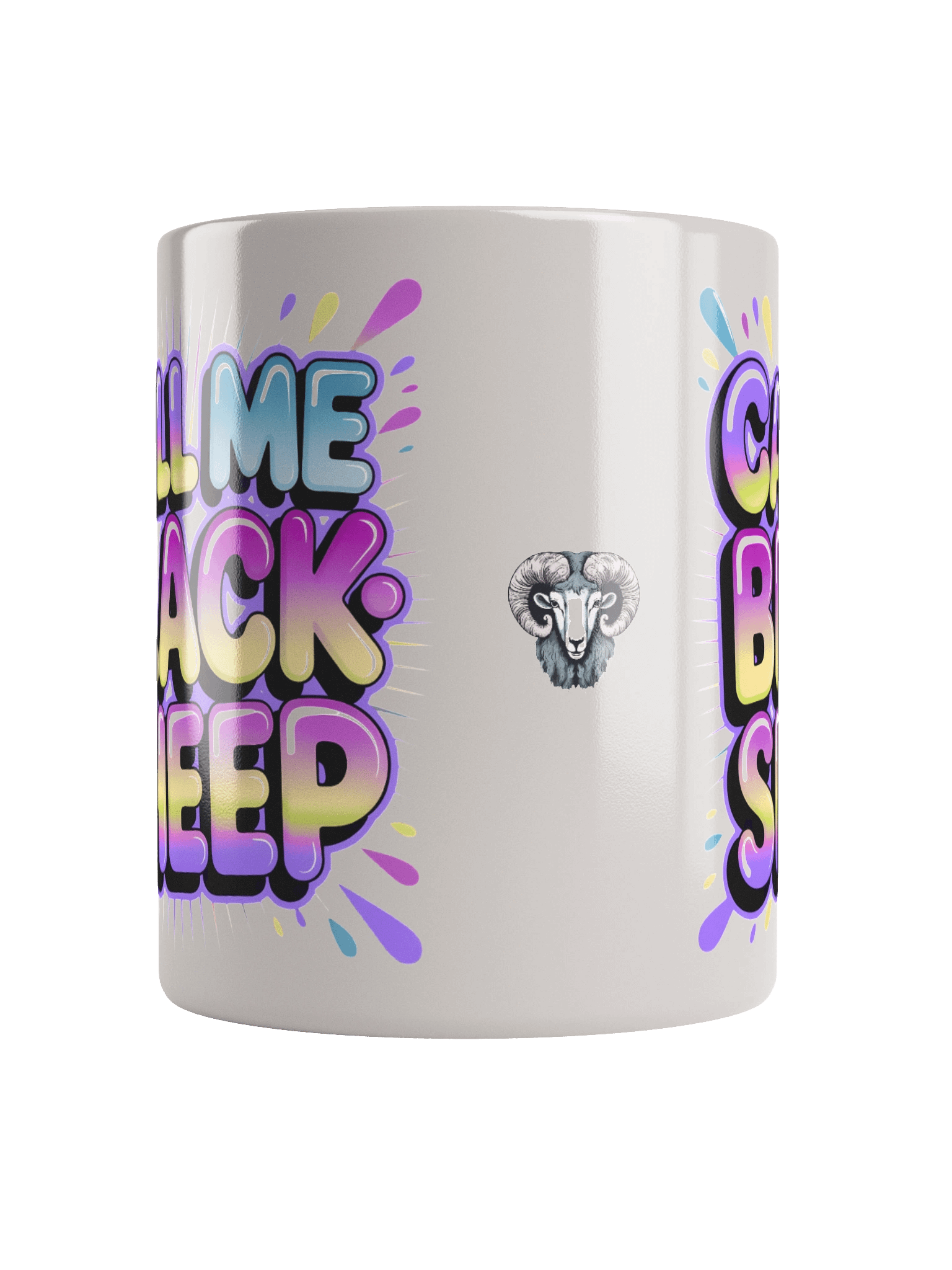 Dreamy CallMeBlackSheep White Glossy Mug product image (6)