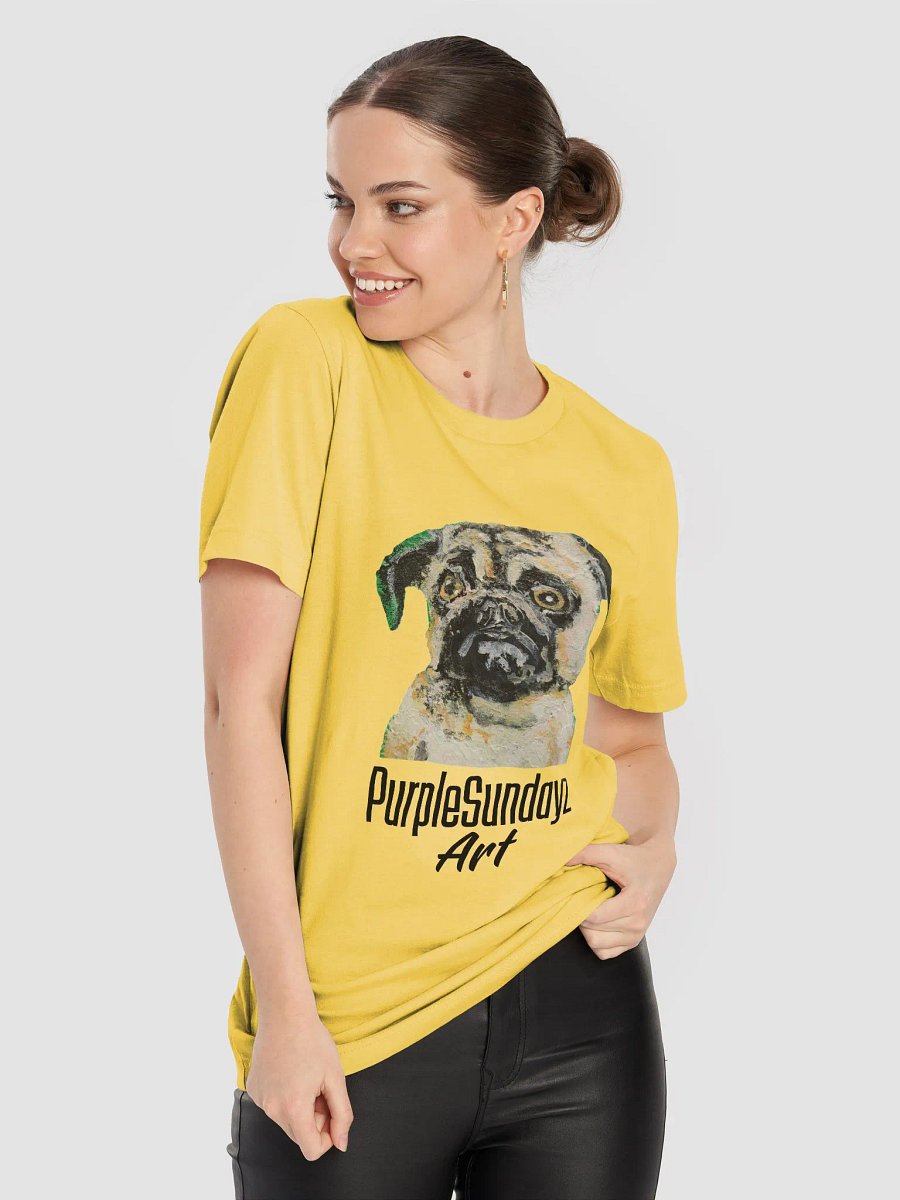 Cute Sad Pug Soft Cotton Tee product image (8)