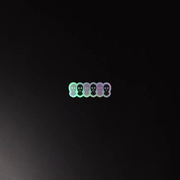 Sunday Balaclava Holographic Sticker product image (2)