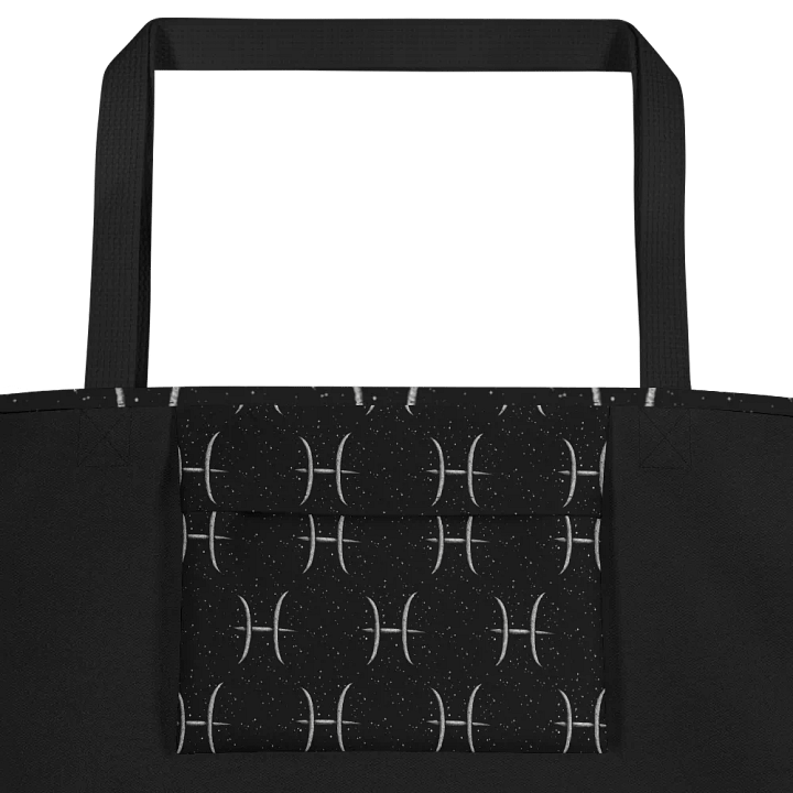 Pisces, Guided by the Stars, Black Tote product image (2)