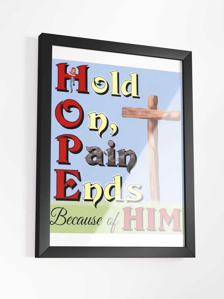 H.O.P.E. Framed Poster product image (3)