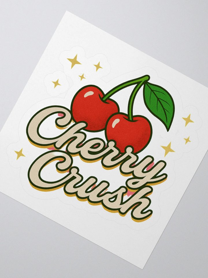 Cherry Crush Sticker – Jessie World Tour ‘86 Edition product image (4)