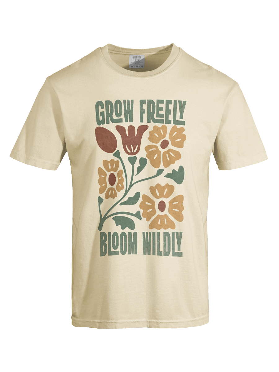 Vintage Floral Grow Freely Premium Unisex T-Shirt product image (14)