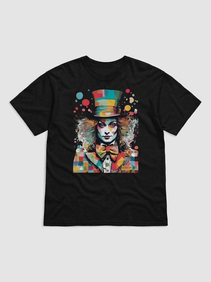 Mad Hatter:Vibrant Collage Portrait T-Shirt product image (2)