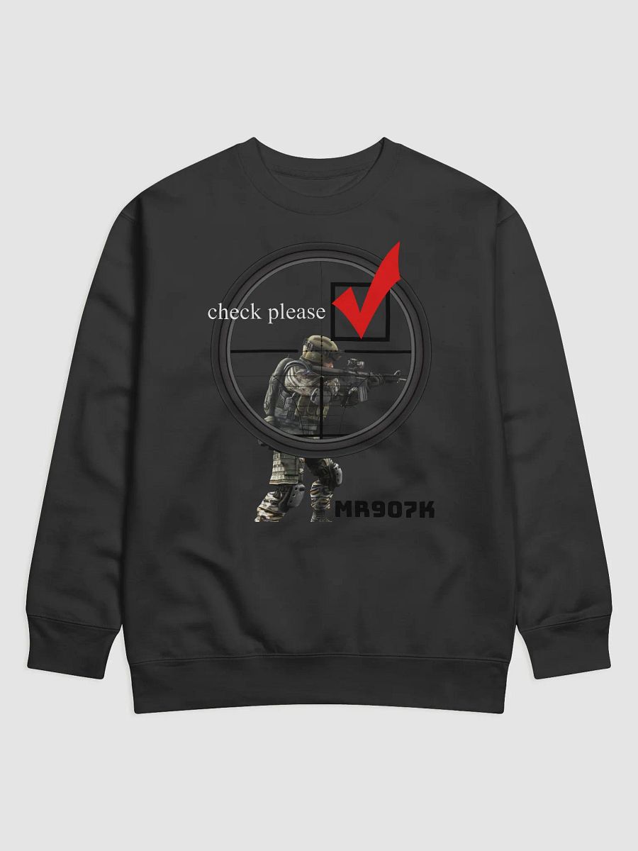 Check Please Tactical Sweatshirt product image (1)