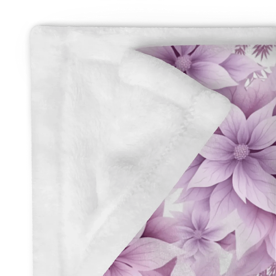 Purple Floral Blanket product image (12)