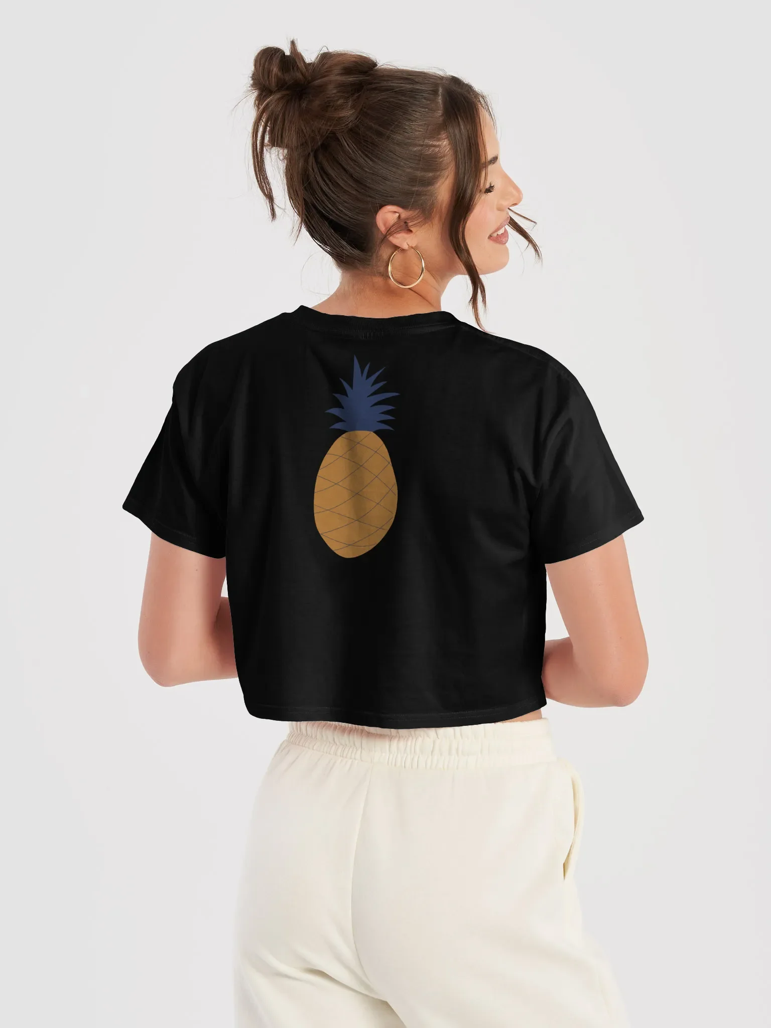 Short Sleeve Crop Top - Pineapple Back product image (48)