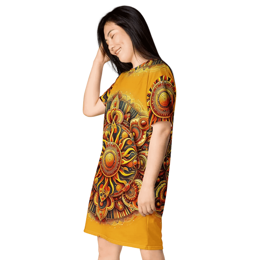 All-Over Print T-Shirt Dress product image (6)