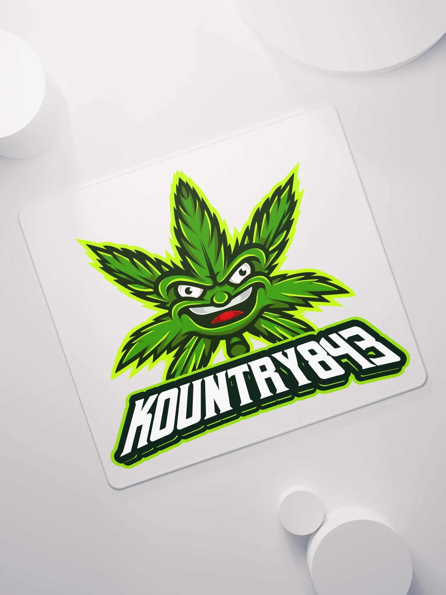 Kountry Cannabis Logo Gaming Mouse Pad product image (11)
