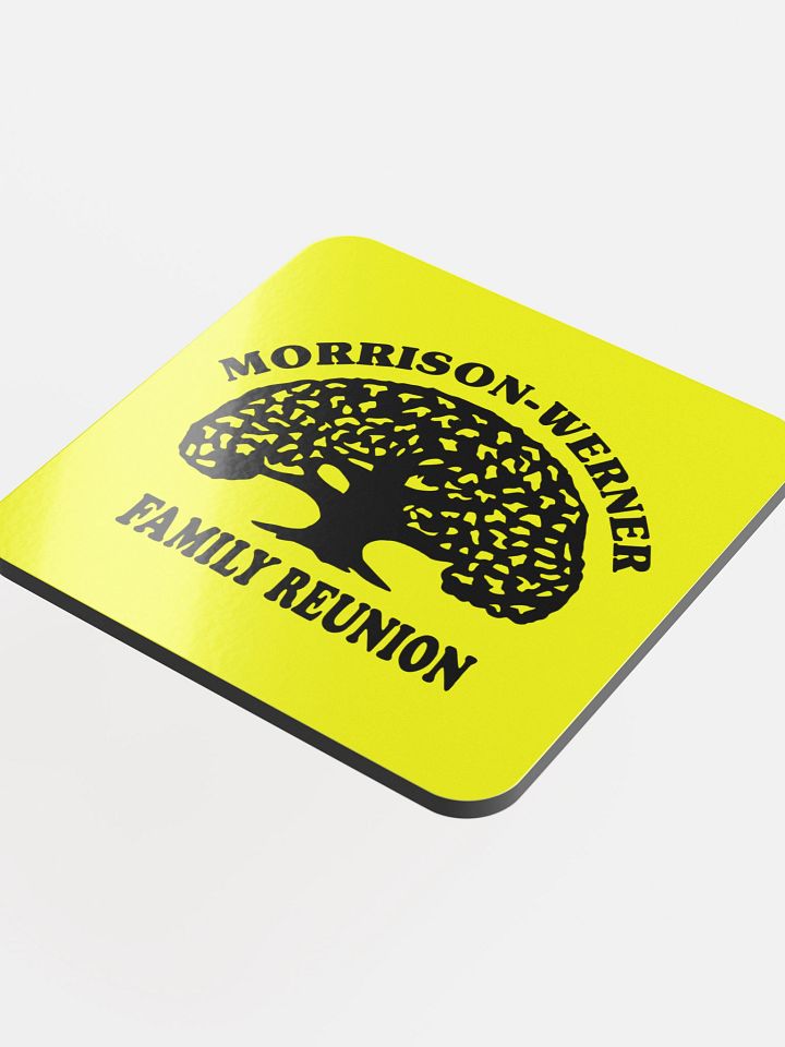 "Morrison-Werner Tree" Drink Coaster (Yellow) product image (1)