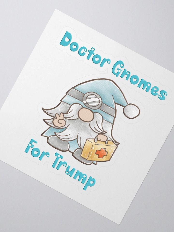 Doctor Gnomes For Trump 2024 Sticker product image (2)