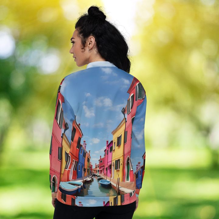 Burano Italy Bomber Jacket product image (2)