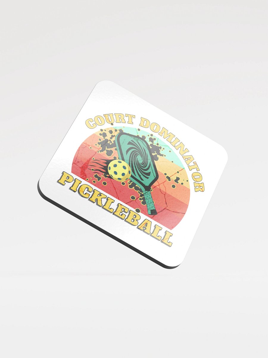 Court Dominator Pickleball Artistic Paddle Coaster product image (2)