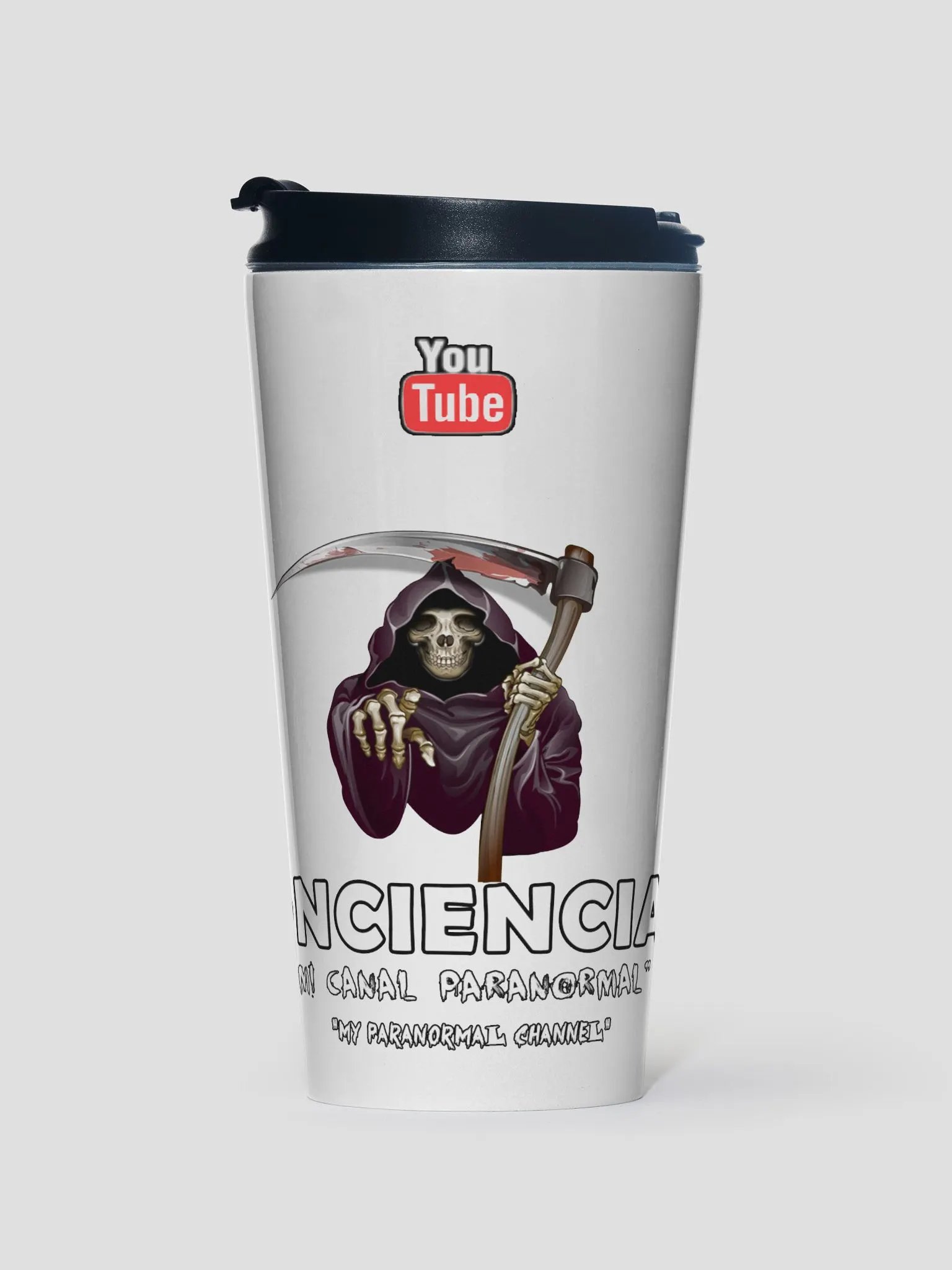 Grim Reaper Paranormal Travel Mug product image (1)