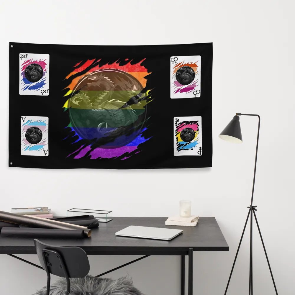 LOVE UNDER ONE BANNER FLAG product image (9)
