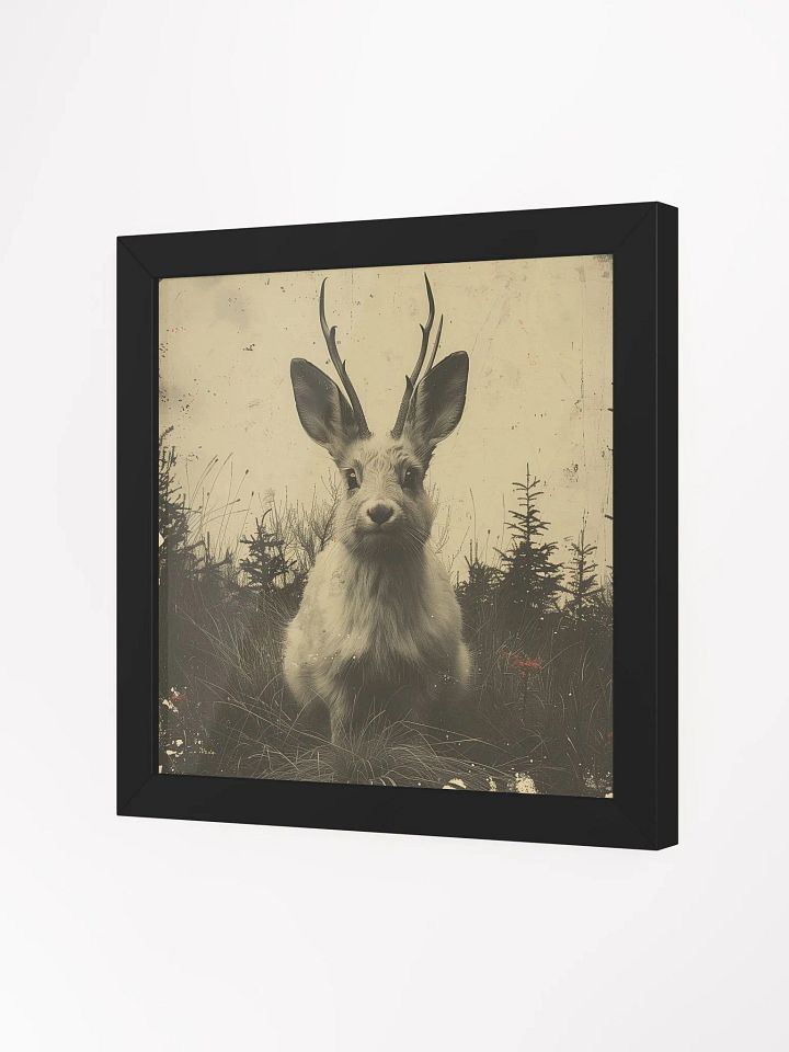 The Jackalope Cryptid Framed Wall Art product image (2)
