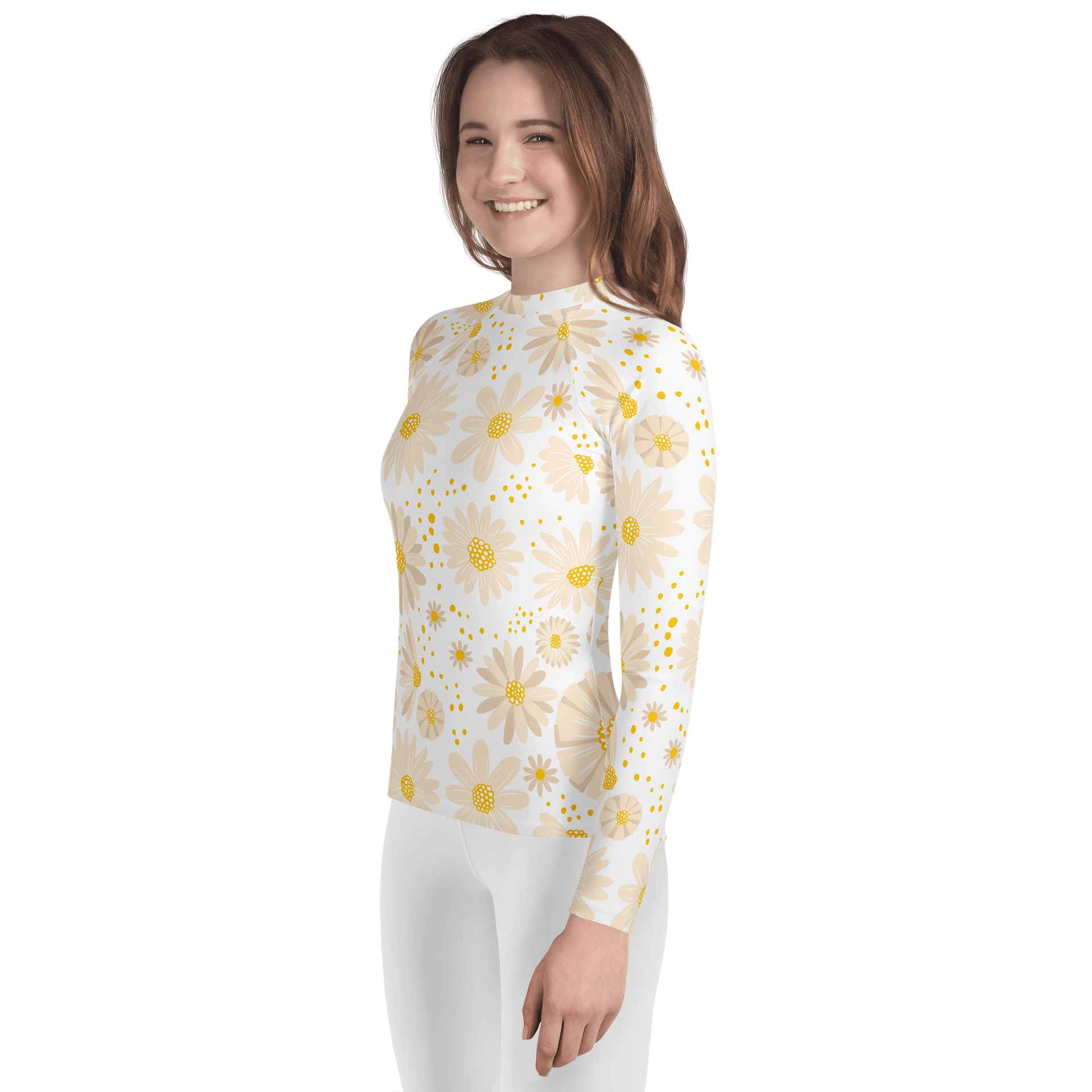 Blossom Burst Youth Rash Guard product image (3)