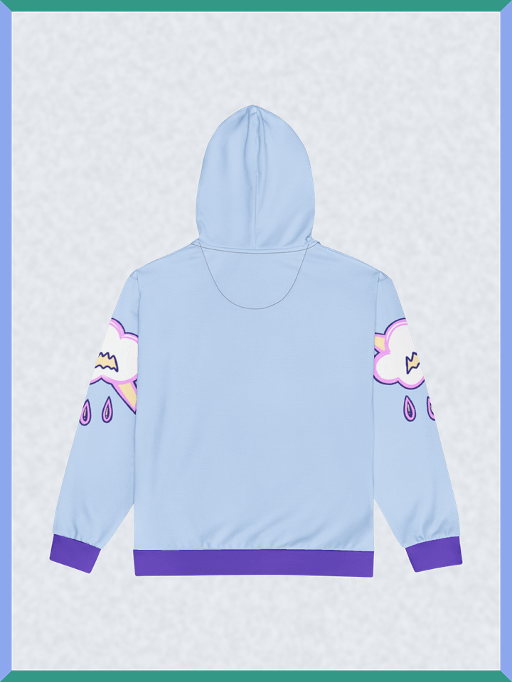 Baby Rage Pink Trim Pocket - Zipper Hoodie product image (2)