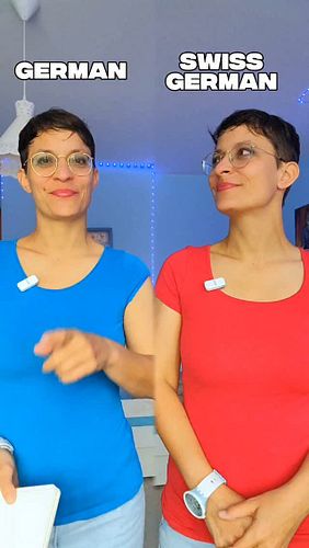 German vs Swiss German: Introducing yourself 🙋‍♀️

#germanvsswiss #swissgerman #schweizerdeutsch #schweiz🇨🇭 #switzerland #lea...