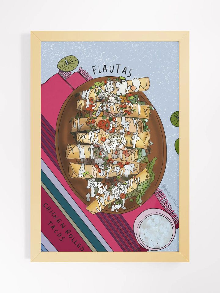 Flautas Framed Poster product image (1)