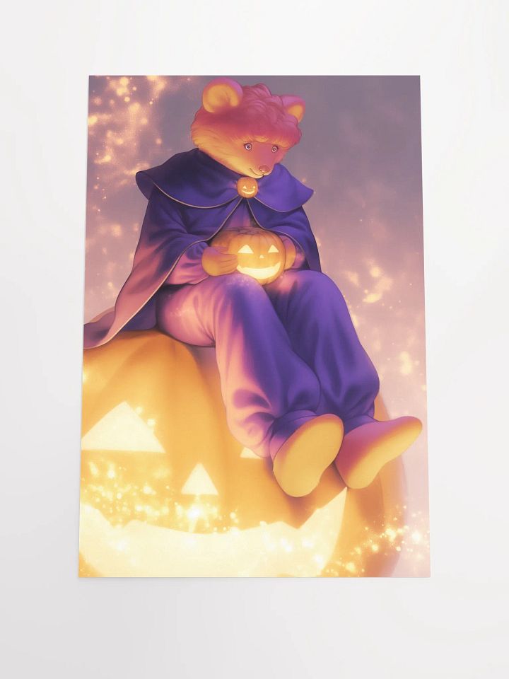 Mystical Bear Halloween Poster product image (1)