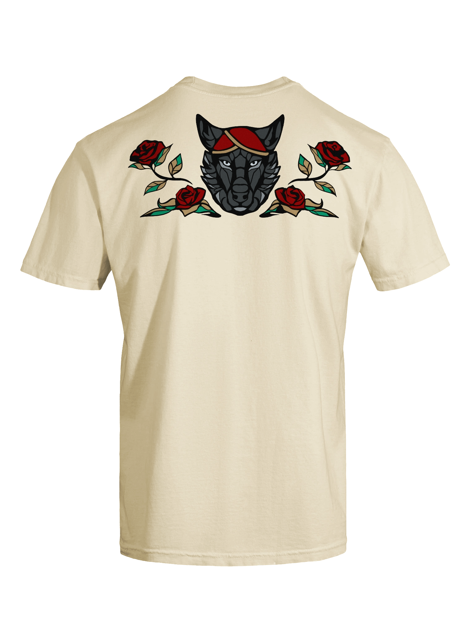 T-Shirt with back print - Wolf & Roses product image (121)