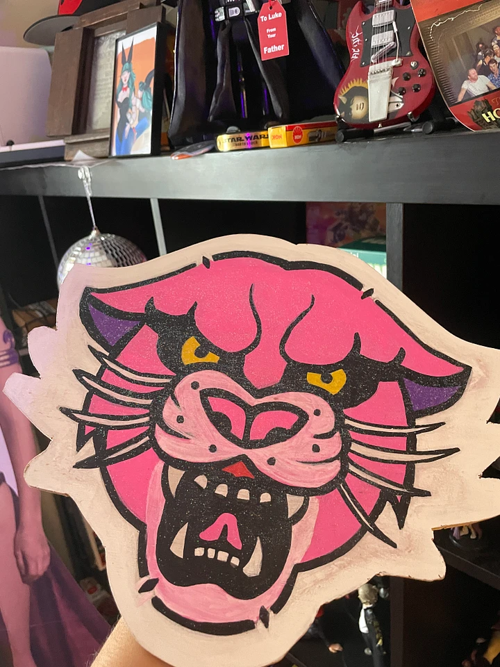 Pink Panther Wood Cutout product image (1)