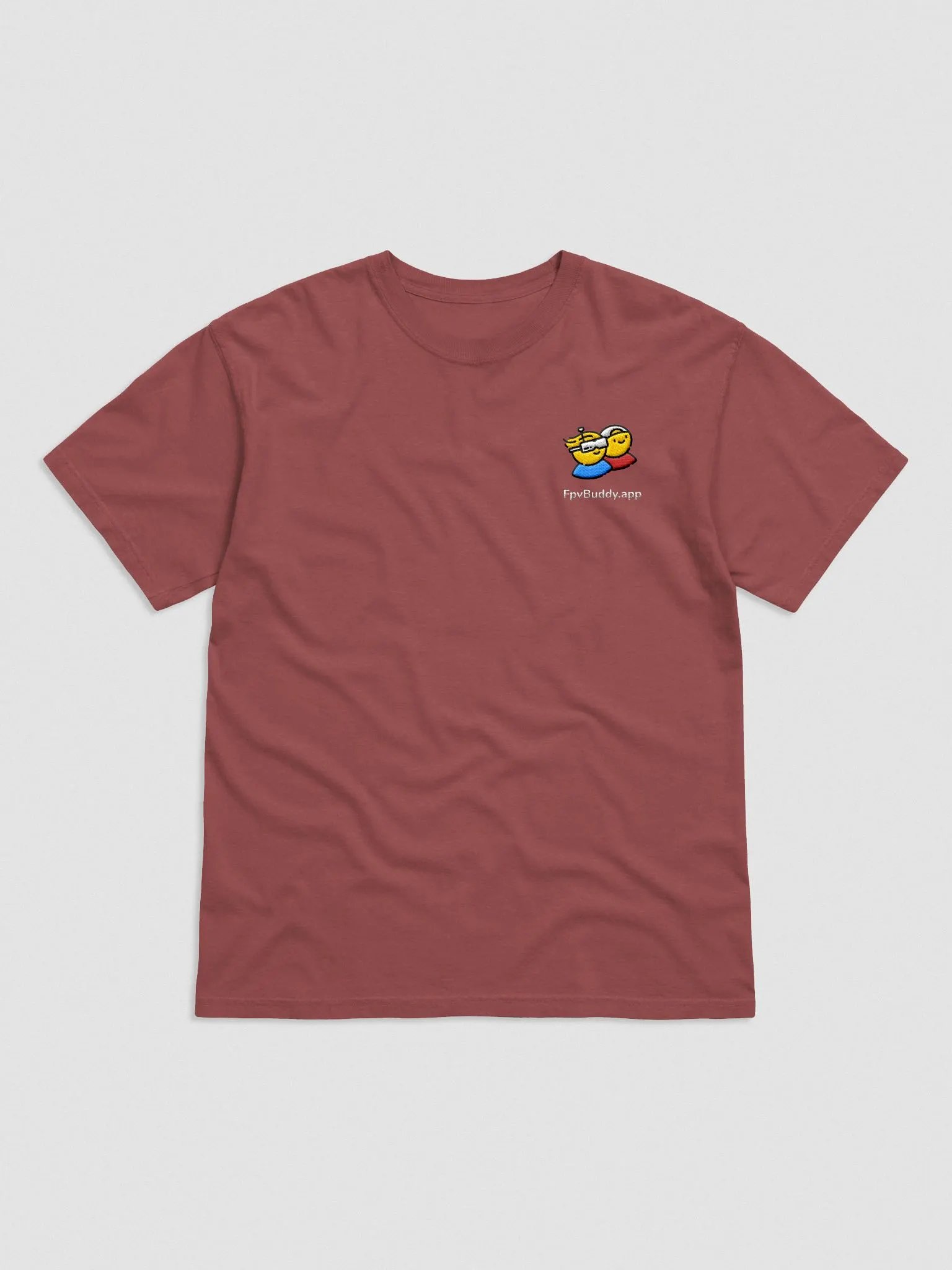 FpvBuddy embroidered t-shirt product image (1)