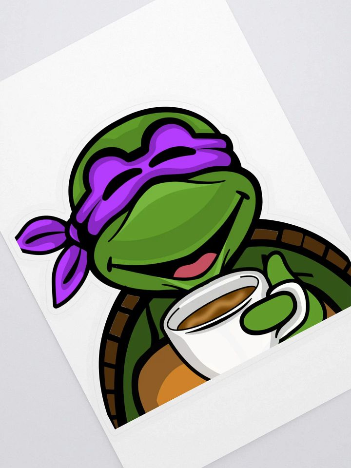 Donnie Coffee Cut Sticker product image (2)