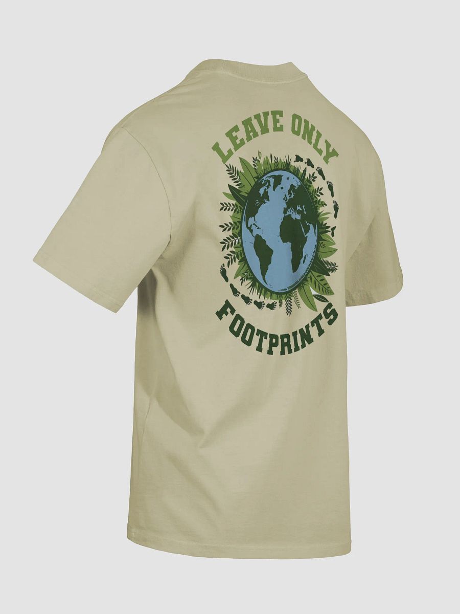 Leave Only Footprints, Care for Our Planet Oversized T-Shirt product image (22)