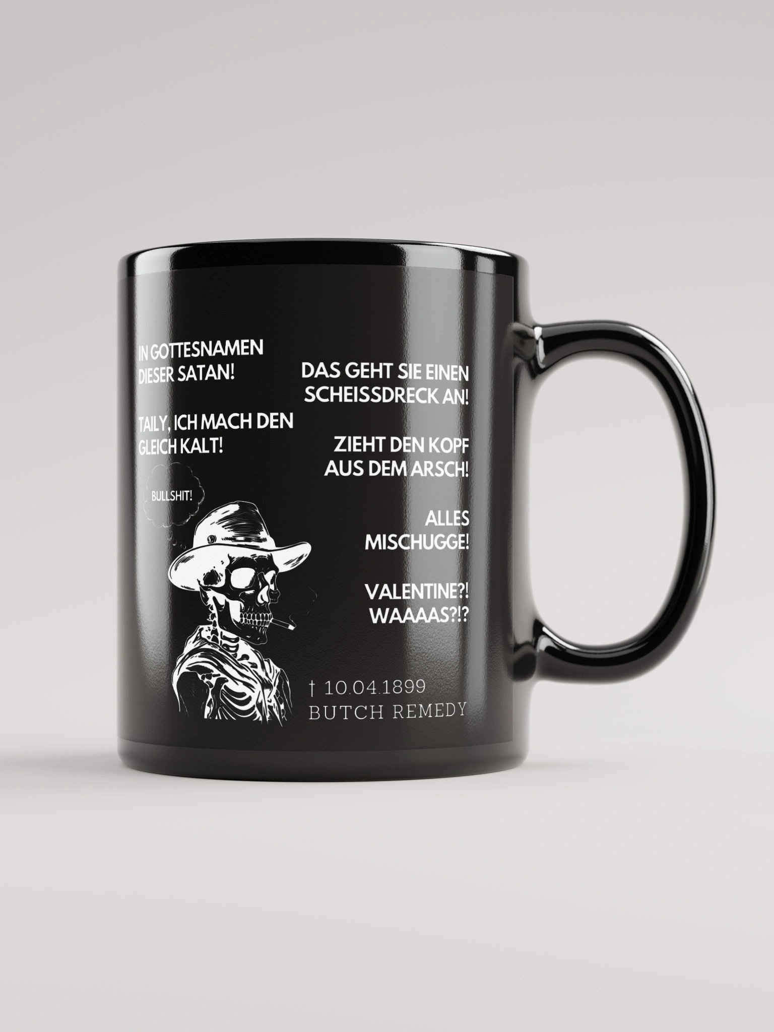 HRNBCK MUG – RIP Remedy Black Edition One product image (2)
