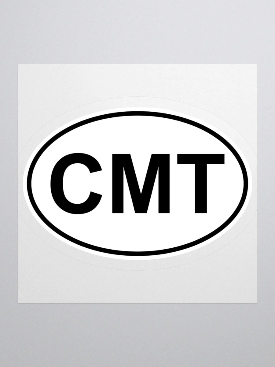 CMT Oval Sticker product image (1)
