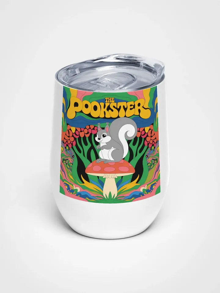 Psychedelic Squirrel Wine Tumbler product image (1)