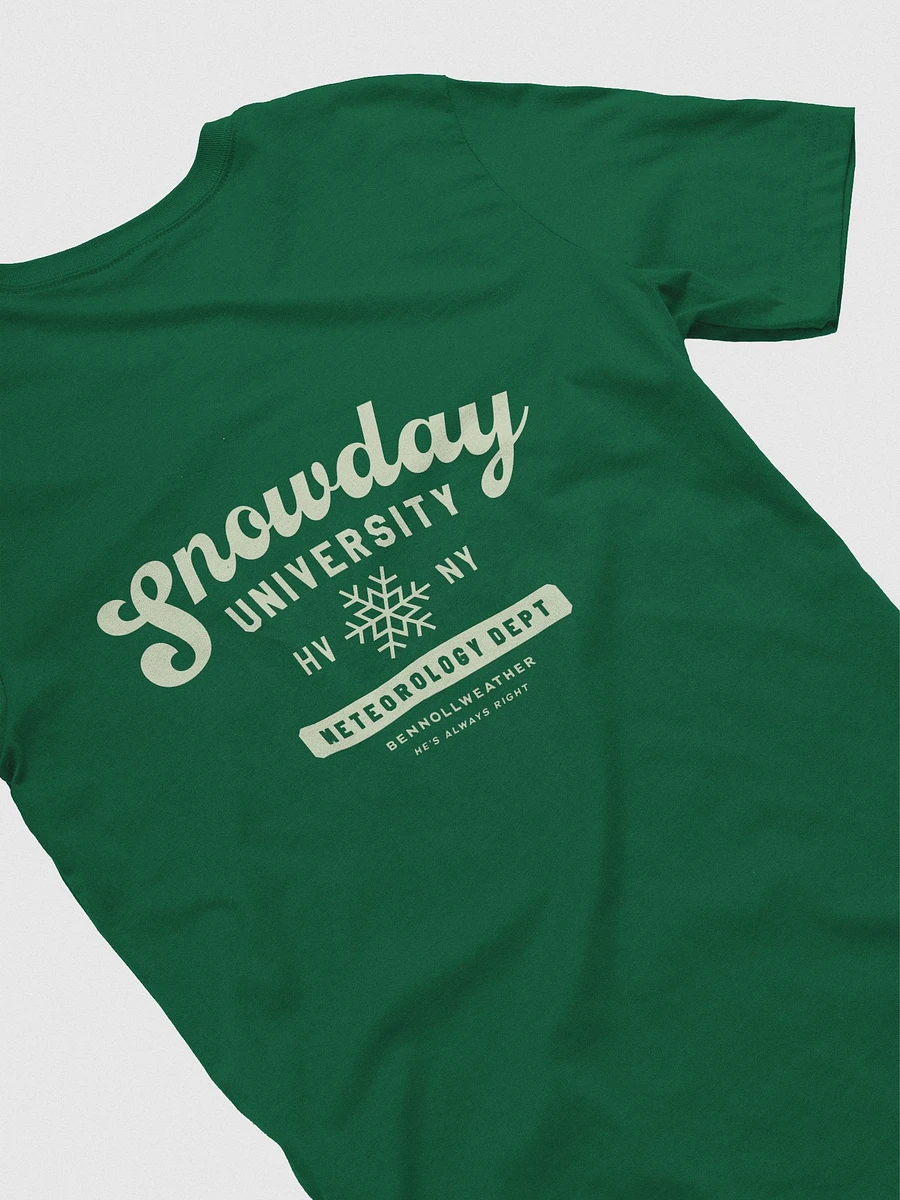 Snowday University t-shirt - green product image (5)