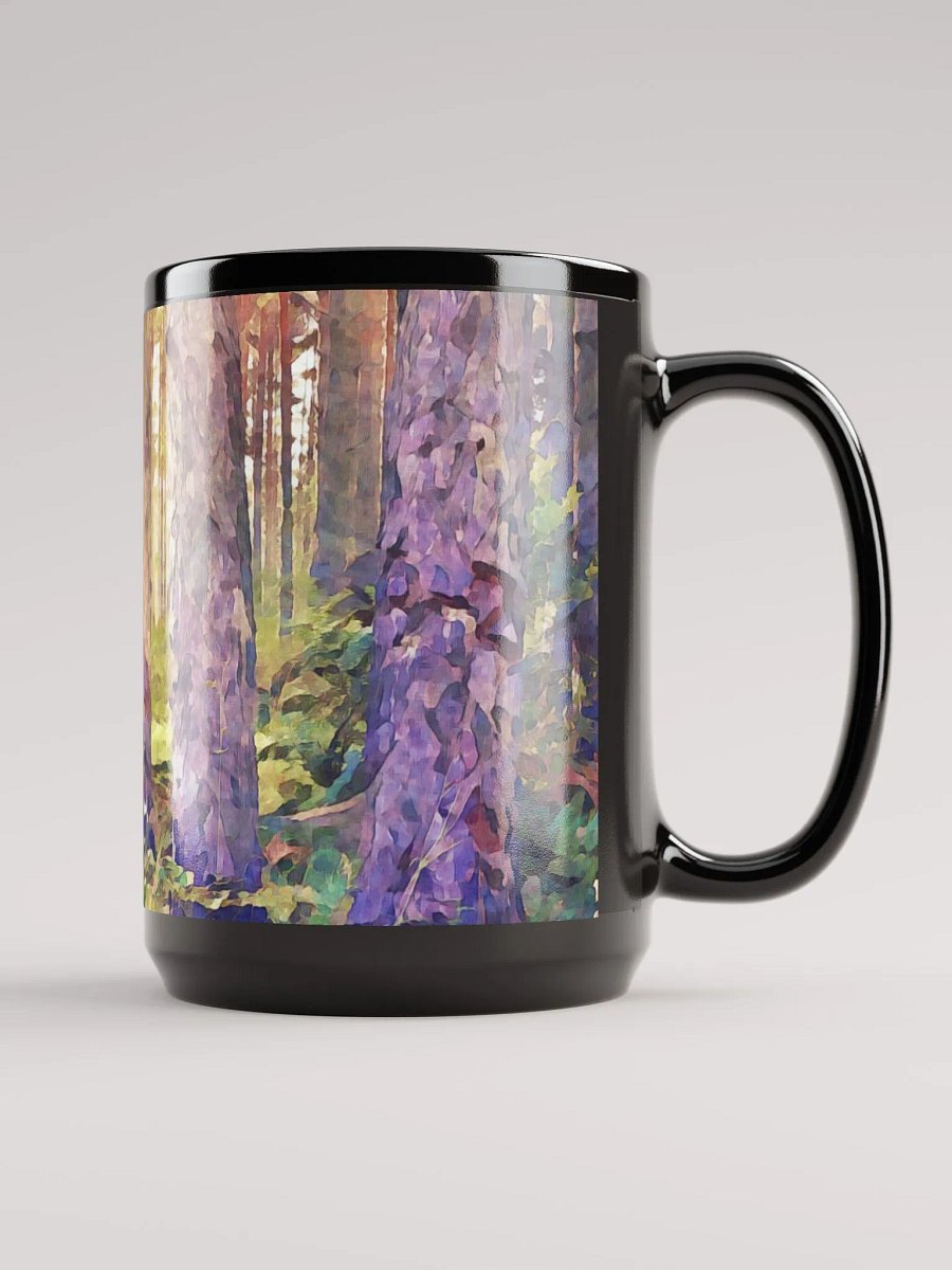 Abstract Graphic | Black Coffee Mug | Retreat Treescape product image (3)
