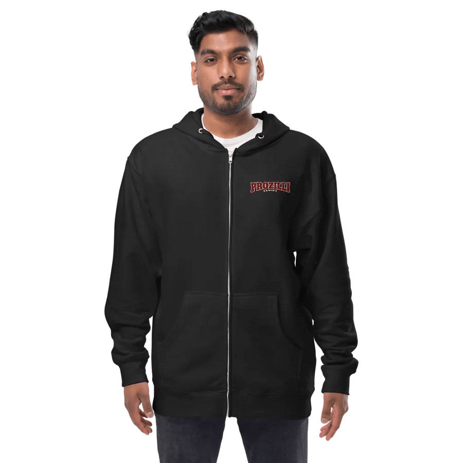 Prozilli Gaming Fleece Zip-Up Hoodie – Community Gaming Apparel product image (2)