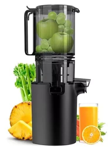 Masticating Juicer Machines, 5.3-inch Slow Cold Press Juicer with Larger Feed Ch product image (3)